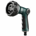 Pistola irrigazione 20 cm in plastica verde e nera con getto regolabile