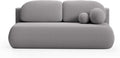 Sofa, LIKMA, 210x85x100 cm, Szary, 3-osobowa, funkcja spania