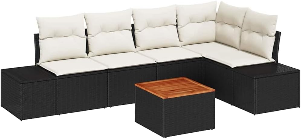 vidaXL, Sofy, 55 x 62 x 85 cm, 625 kg, Czarny, lite drewno, modułowa konstrukcja, odporność na warunki atmosferyczne, ochrona UV