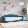Sofa, Tonture, 80 x 200 cm, 2 W, Niebieski, lite drewno, funkcja spania, 2 w 1