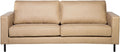 Beliani, Sofa, 179x56 cm, Beżowy, skóra ekologiczna, 3-osobowa