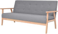 Sofa, Keeushr, 158 x 67 x 73,5 cm, Szary, 3-osobowa