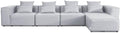 Home Deluxe, Sofa, 415 cm, Szary, modułowa konstrukcja