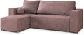Sofa rozkładana, Masseno, 130x200 cm, Czerwony, płyta wiórowa, funkcja spania, miejsce do przechowywania