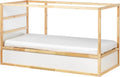 Łóżko z materacem, IKEA, 90 x 200 cm, Biały