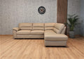 Quattro Meble, Sofa narożna, 265 x 210 cm, Szary/Pomarańczowy