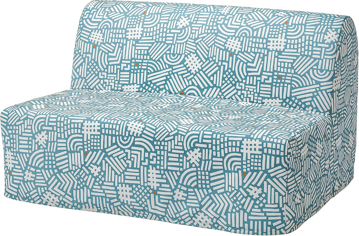 Sofa, Ikea, Niebieski/Szary, 2-osobowa