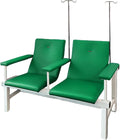 Krzesło do jadalni, PDKFHNR, 150 x 65 x 89 cm, Zielony, metal, 2-osobowe, modułowa konstrukcja