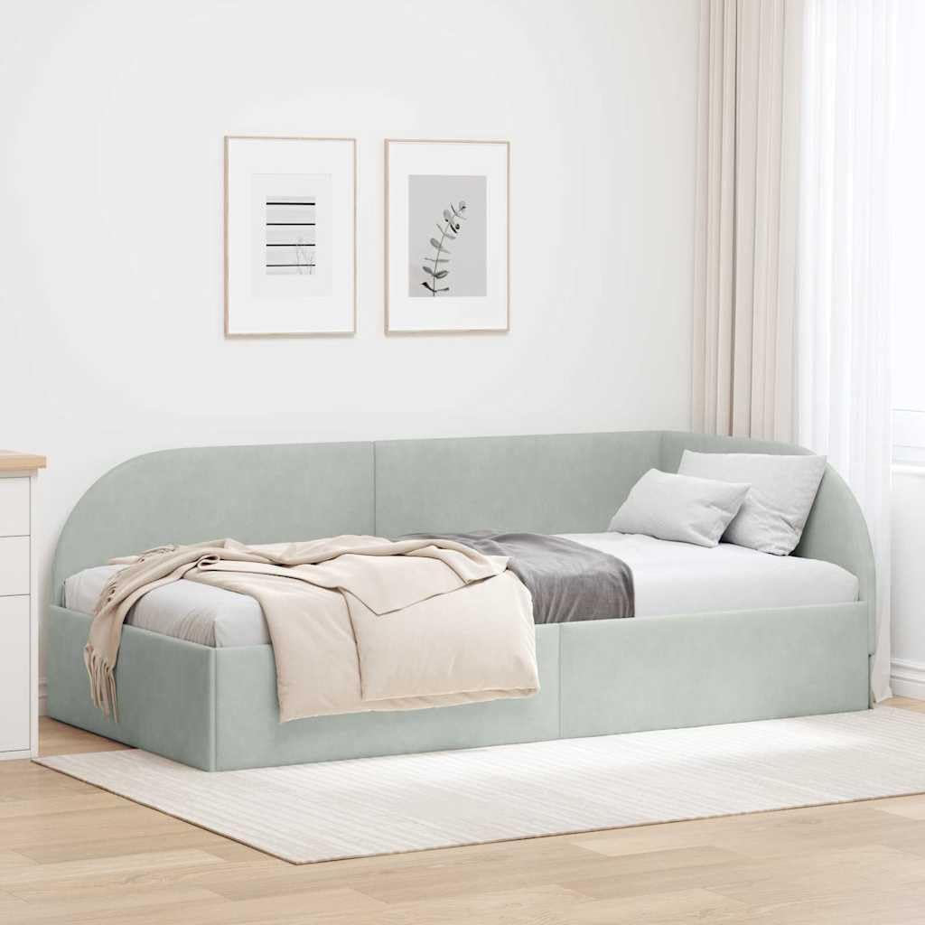 Tonture, Sofa, 80 x 200 cm, Szary, materiał drewnopochodny