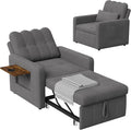 Sofa, DAHUEN, 3 W, 300 kg, 108 x 85 x 86 cm, Szary, MDF, regulowane oparcie, składana konstrukcja, pilot zdalnego sterowania, 3 w 1