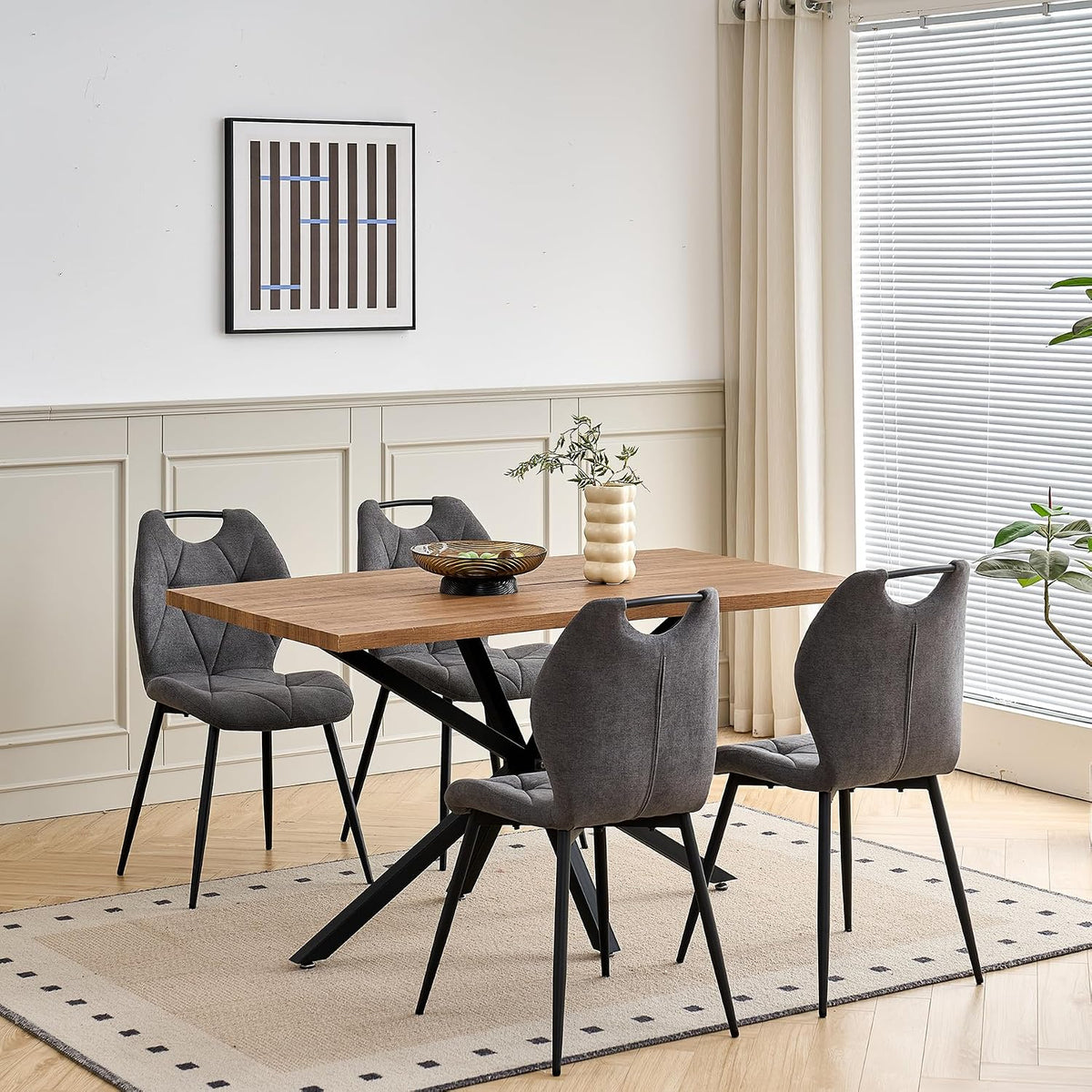Stół, DEYARNA HOME, 140 cm, Szary, MDF