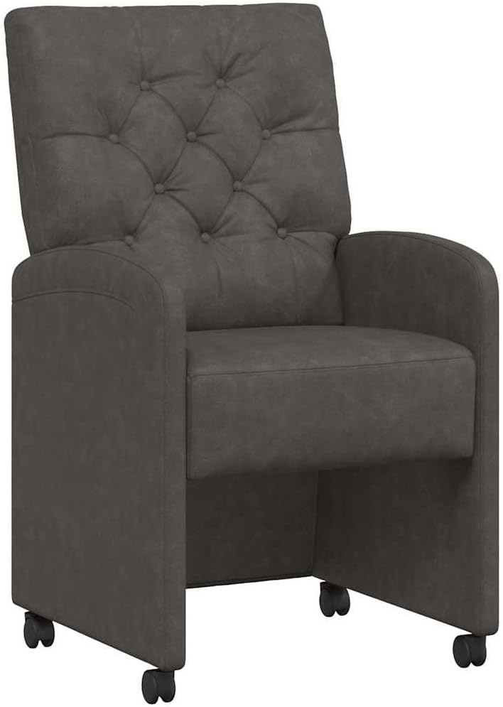 vidaXL, Zestaw 2 krzeseł do jadalni, 58 x 67 x 97 cm, 110 kg, Czarny, lite drewno