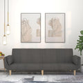 Sofa, Keeushr, 220 x 84,5 x 69 cm, 2 W, Szary, 2-osobowa, regulowane oparcie, składana konstrukcja, 2 w 1