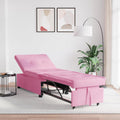 Sofa, RMIHSJG, 3 W, 67 x 191 x 82 cm, Różowy, metal, funkcja spania, 3 w 1