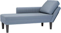 Szezlong, RMIHSJG, 132 x 56 x 70 cm, Niebieski, sztruks