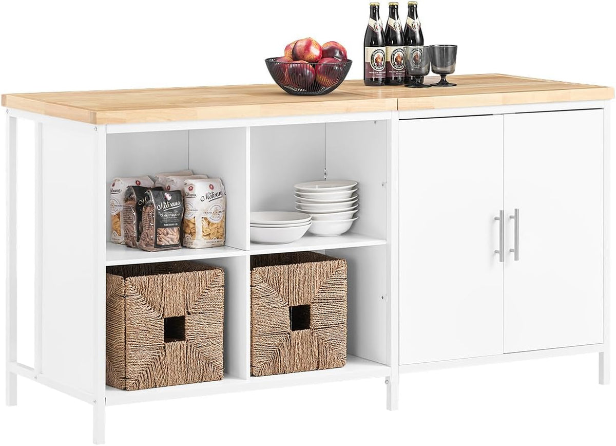 SoBuy, Komoda, KNL09-WN, 170 x 89 x 60 cm, Biały, MDF