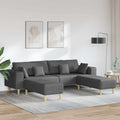 Sofa, Tonture, 250 cm, Szary, 4-osobowa