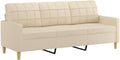 Sofa, Jkghdrt, 180 cm, Beżowy, metal, 3-osobowa