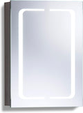 Neue Design, Szafki z lustrem, C17-2AE, 70 cm, Biały/Szary, oświetlenie LED