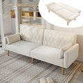 Sofa, Arhatreya, 180 x 75 x 82 cm, Szary/Beżowy, lite drewno, 2-osobowa, funkcja spania