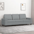 Sofa, LoogCape, 180 cm, Szary, metal, 3-osobowa