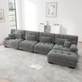 Sofa, TOBIDOEN, Szary, 4-osobowa