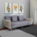 Sofa rozkładana, DameCo, 140 × 61 × 75 cm, Beżowy, 2-osobowa, składana konstrukcja