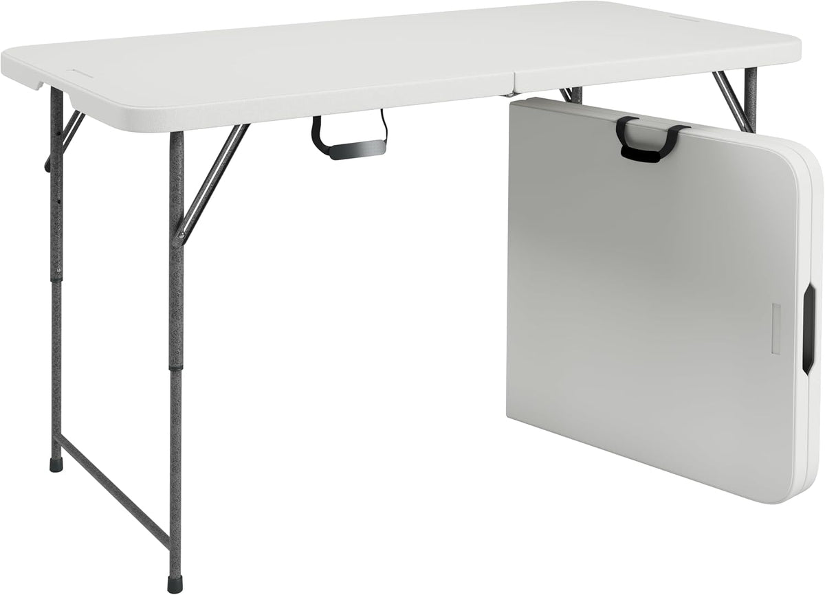 Stół, RTA-04FLT-WHT, Techni Home, 48 cali, Biały, regulowana wysokość, składana konstrukcja