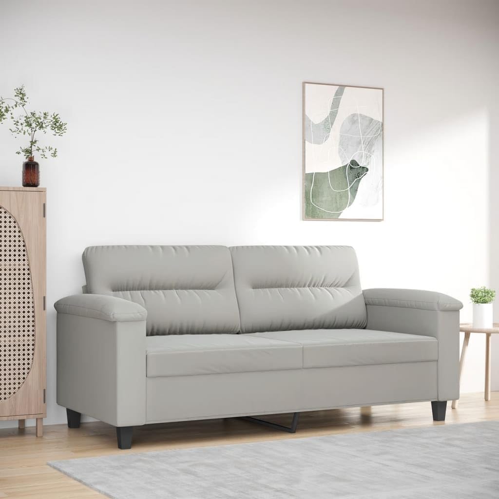 Sofa, LAPOOH, 140 cm, Szary, metal, 2-osobowa