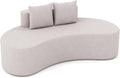 COSTWAY, Sofa, 199 cm, 200 kg, Szary, 3-osobowa