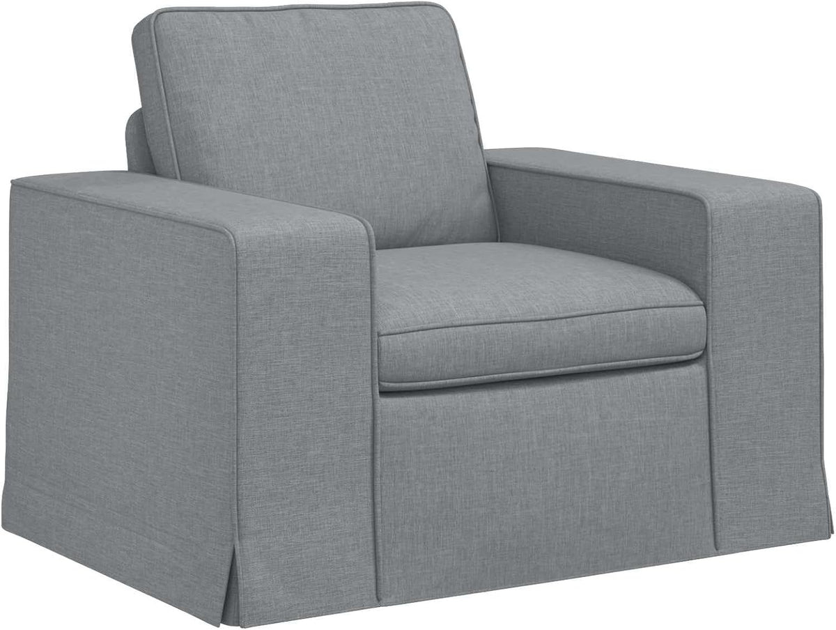 pokgdf, Sofa narożna, 103 x 80 x 82 cm, Szary, metal, modułowa konstrukcja