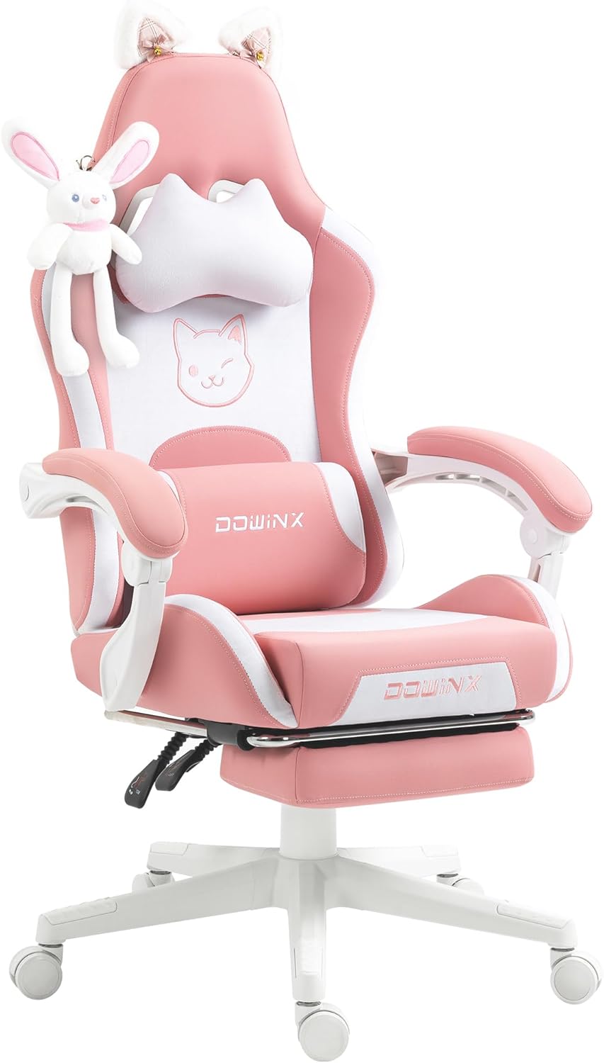 Fotel, LS-6655, Dowinx, 11 cm, Różowy, metal, regulowane podłokietniki