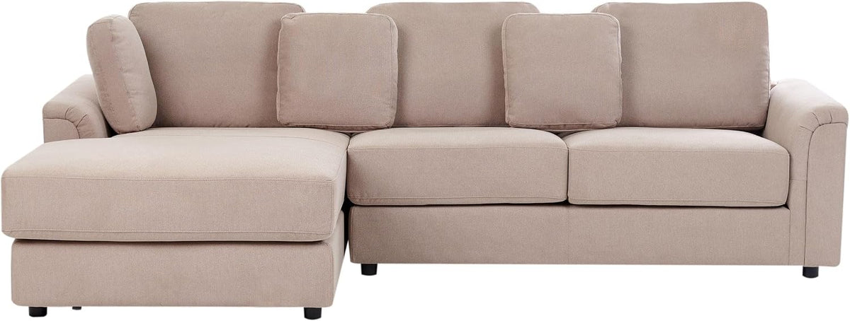 Beliani, Sofa, 236x64 cm, Beżowy