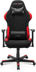DXRacer, Krzesło do jadalni, OH/FD01/NR, Czarny/Czerwony