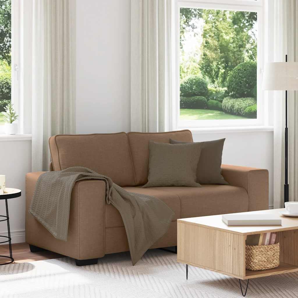 Sofa, Keeushr, 160 x 77 x 82 cm, Brązowy, lite drewno, 2-osobowa