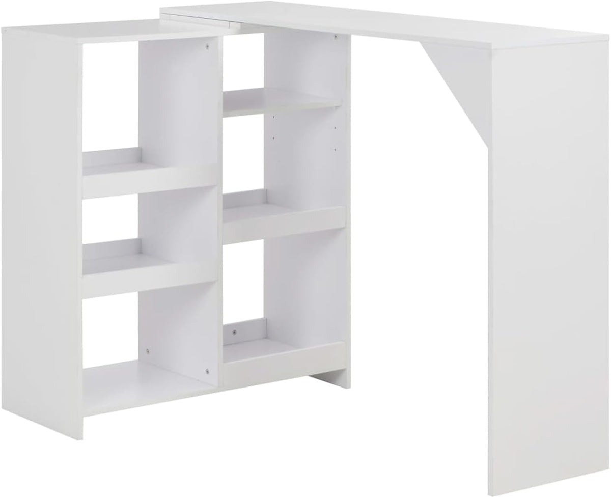 Stół, Gecheer, 138 x 39 x 110 cm, Biały