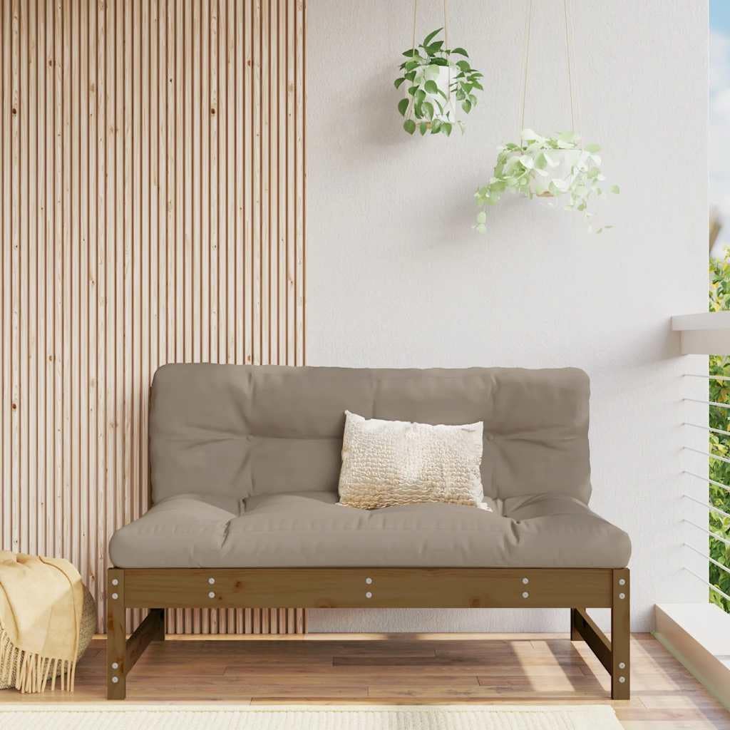RCODSSK, Sofa, 120 x 80 cm, Szary, lite drewno, modułowa konstrukcja