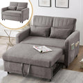 Sofa, Goldicoo, 114 x 77 x 82,5 cm, Szary, metal, funkcja spania, regulowane oparcie