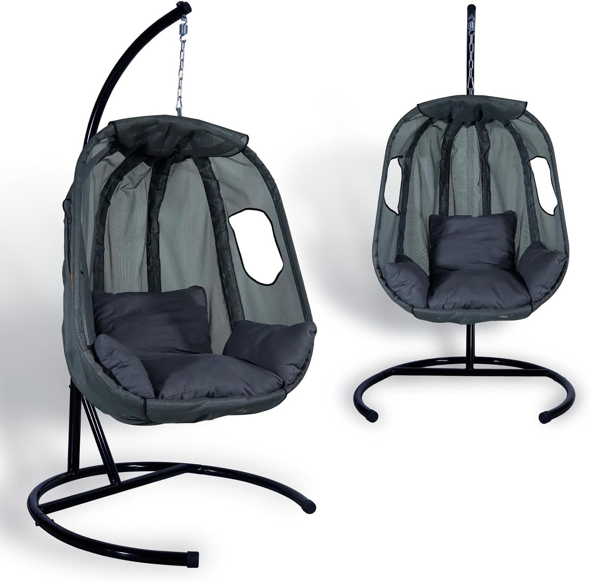 Fotel, CCLIFE, 120 kg, 104 x 90 x 183 cm, Szary