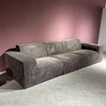 Sofa, Czerwony/Szary, sztruks, składana konstrukcja, modułowa konstrukcja