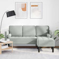 Sofa, Tonture, 173 x 131 x 67 cm, Szary, materiał drewnopochodny, 3-osobowy, odporność na warunki atmosferyczne